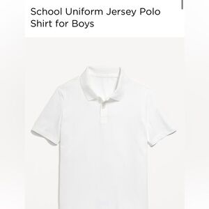 Pack of 3 white polo shirts. Size 14-16. Brand new.